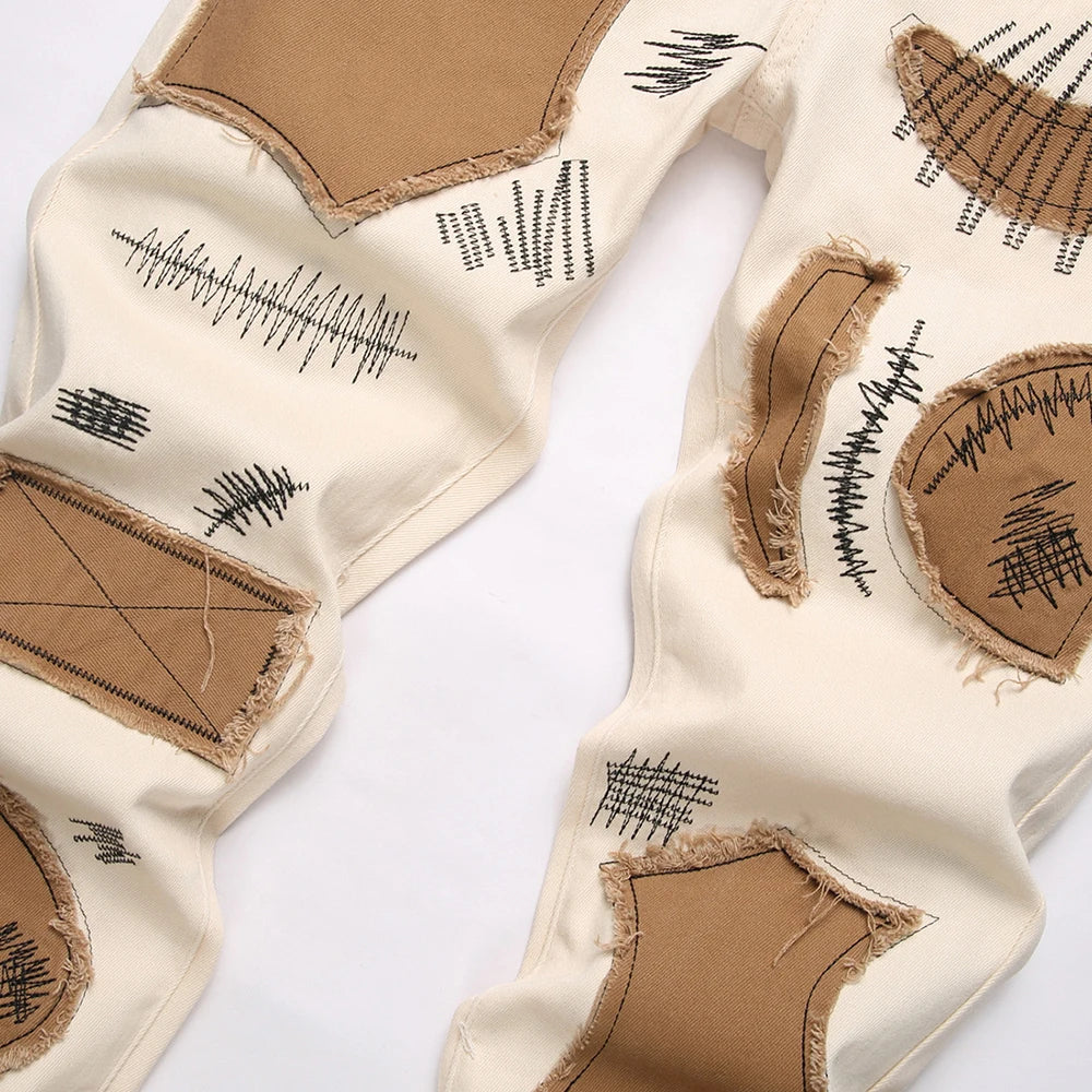 Stylish Slim Bootcut Denim Jeans Pants