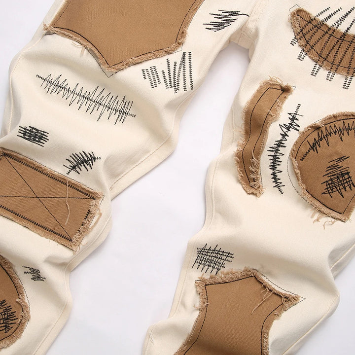 Stylish Slim Bootcut Denim Jeans Pants