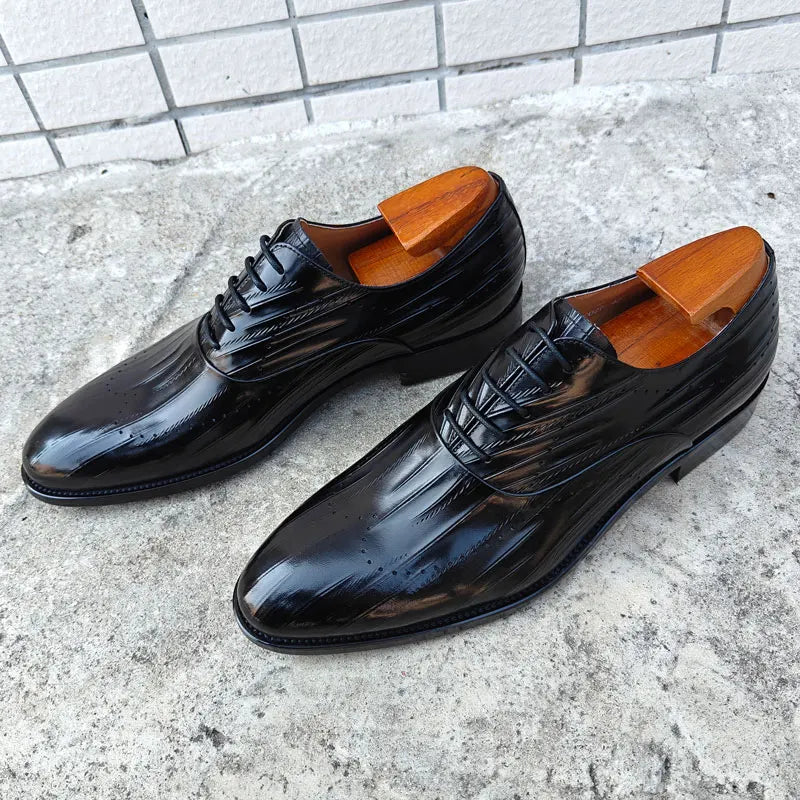 Premium Round Toe Style Leather Shoes