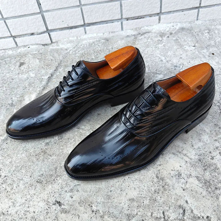 Premium Round Toe Style Leather Shoes