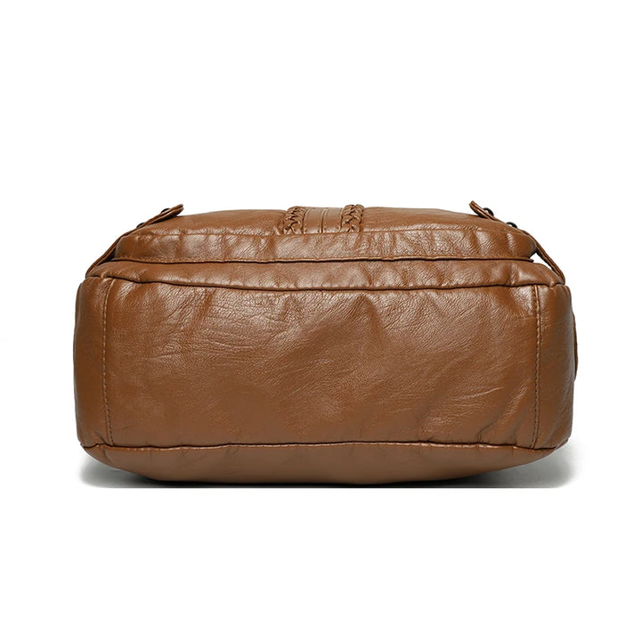 Refined Soft Leather Crossbody Bag