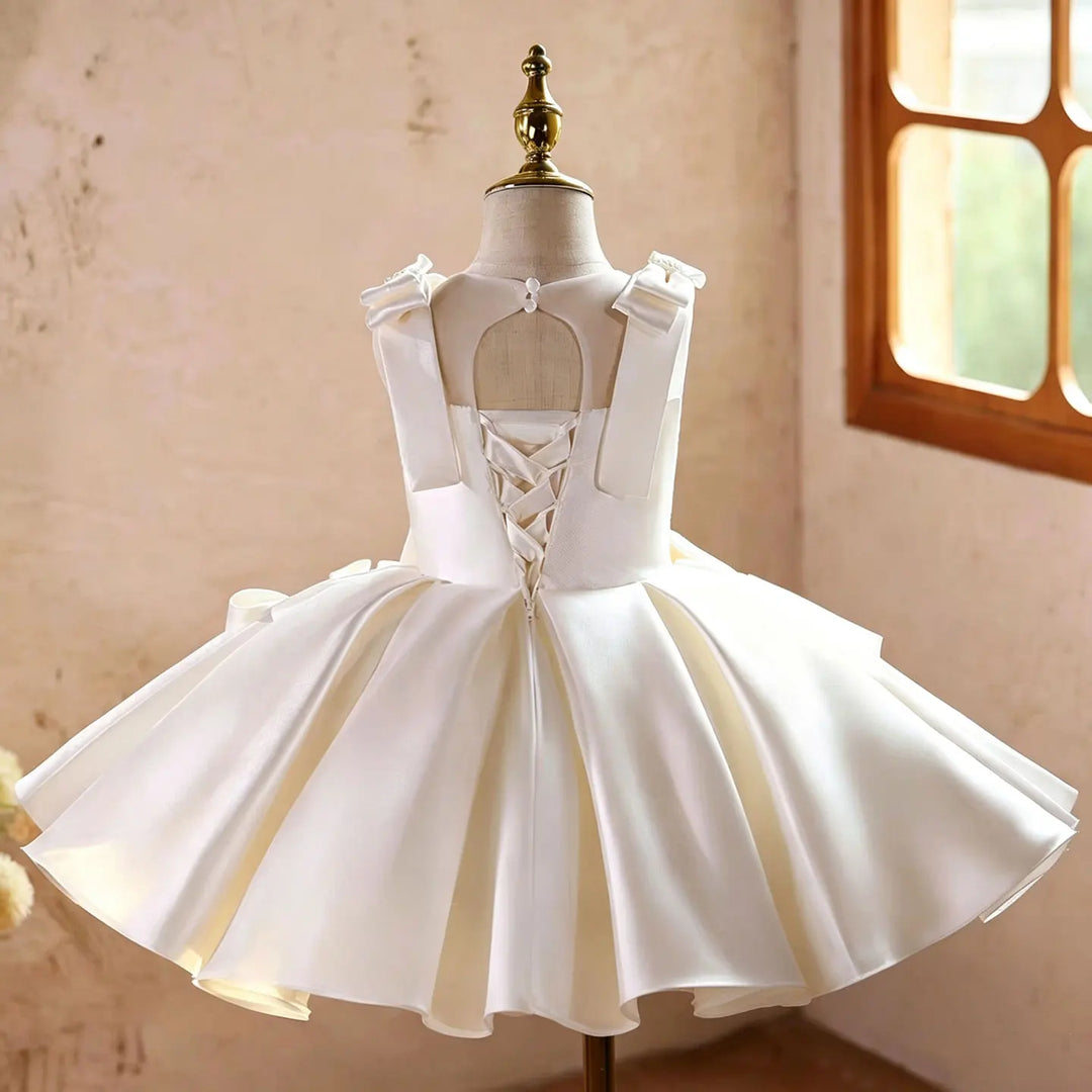 Luxurious Satin Bow Girl&
