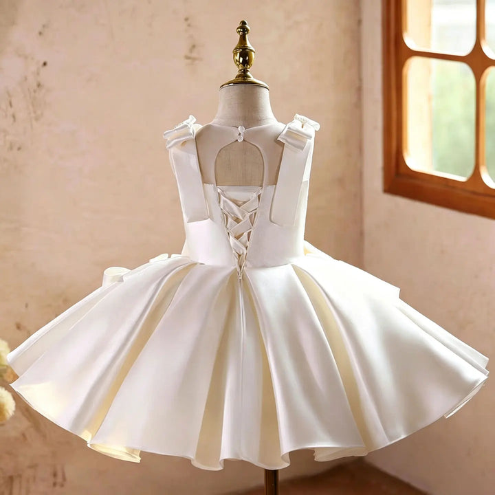 Luxurious Satin Bow Girl&