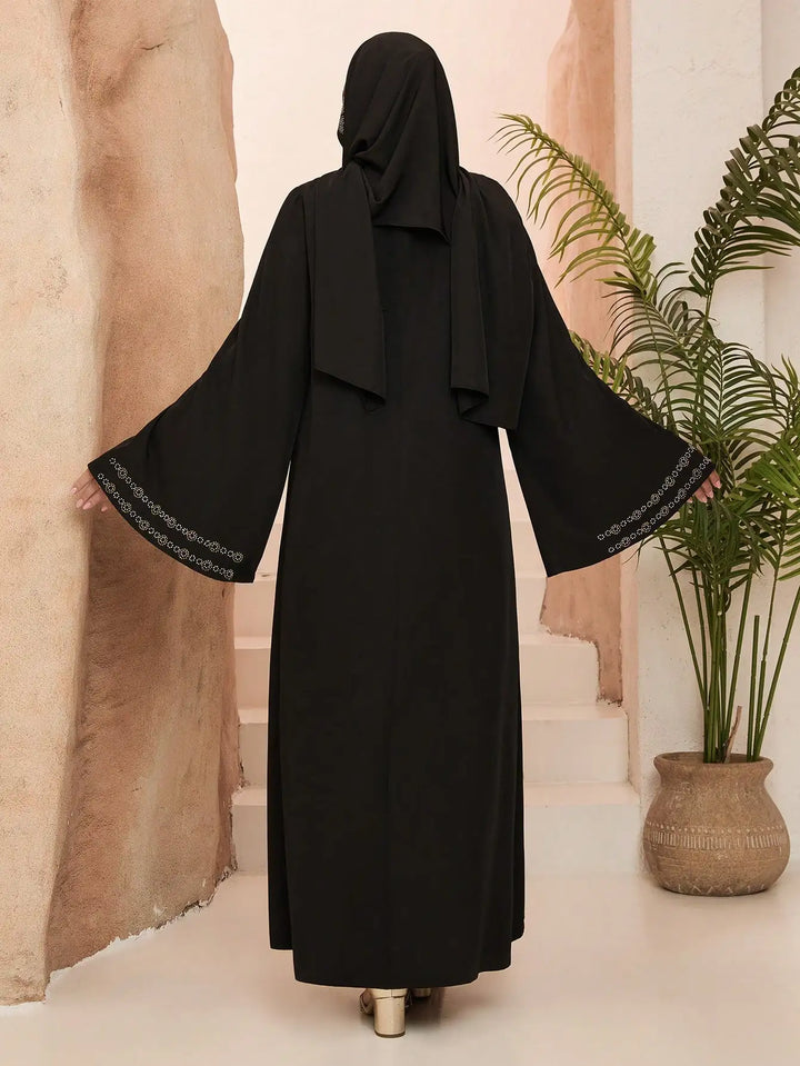 Luxury Neck Conservative Burqa Dress