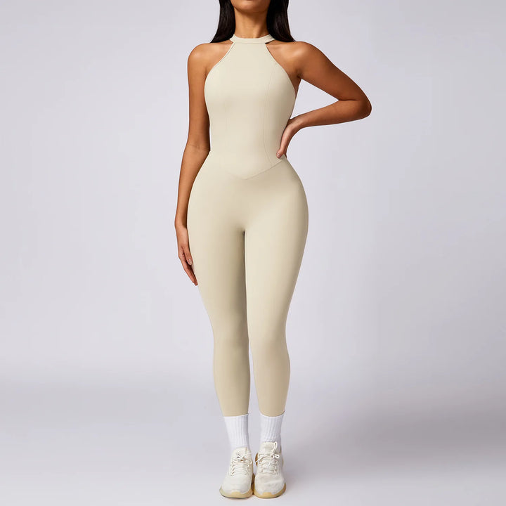 Quick Drying Backless One-piece Yoga Suit