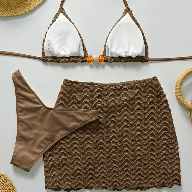 Stunning 3-Pieces Bikini Set