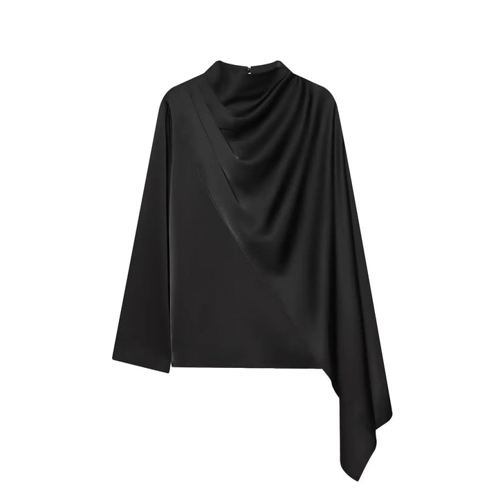 Elegant Shawl Style Blouse