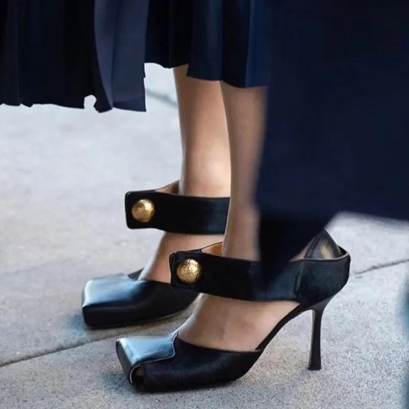 Mary Janes Stiletto High Heels