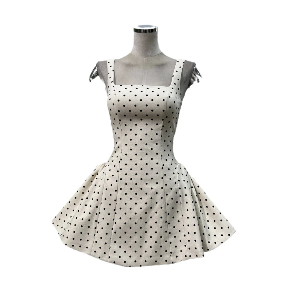 Charming Spaghetti Straps Mini Dress