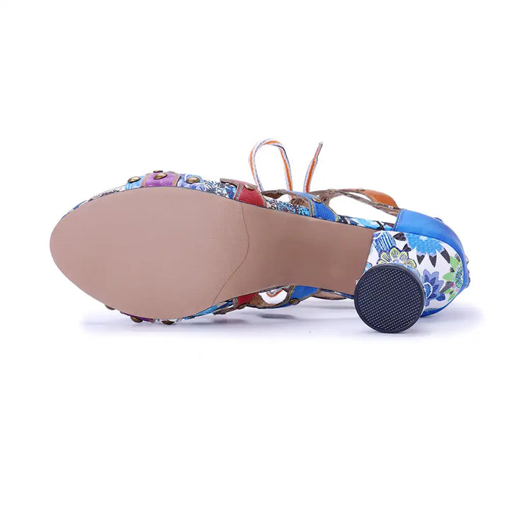 Socofy Raffan High Heeled Sandals