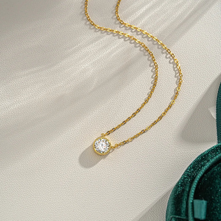 Premium Moissanite Diamond Pendant Necklace