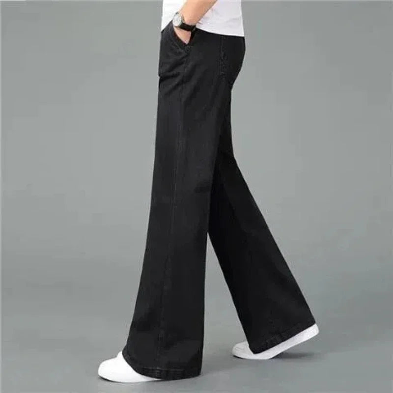 All-match Loose Fit Men’s Flare Jeans Pants