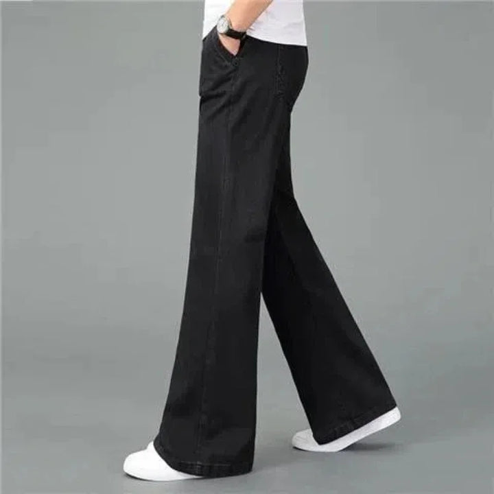 All-match Loose Fit Men’s Flare Jeans Pants