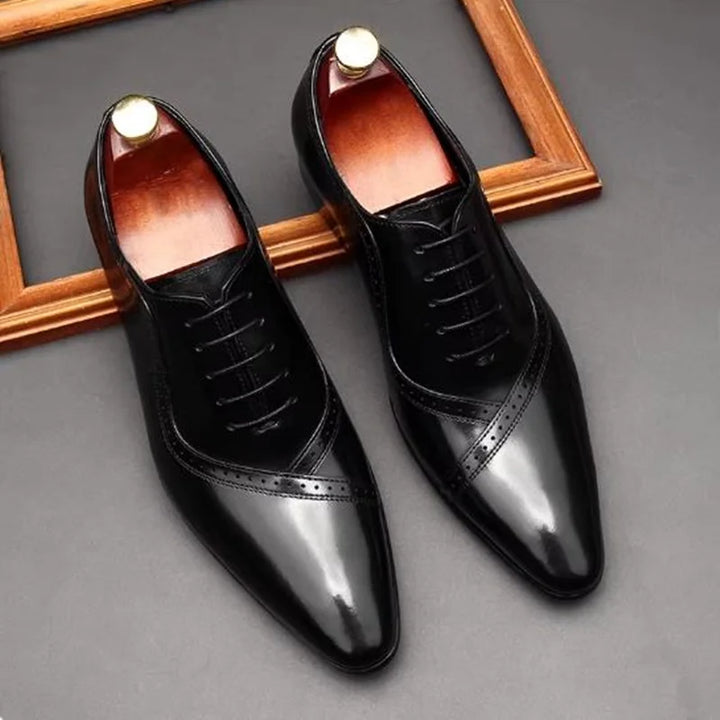 British Style Pointed Toe Oxford Shoes