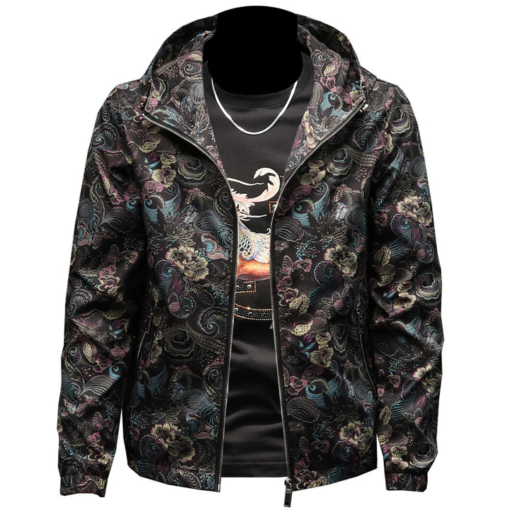 Elegant Windproof Hooded Jacket