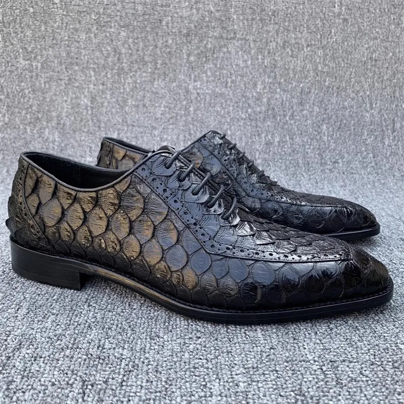 Luxury Leather Derby Shoes