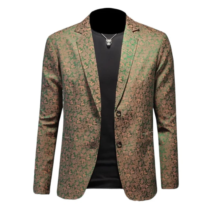 Fancy Printed Slim Fit Blazer