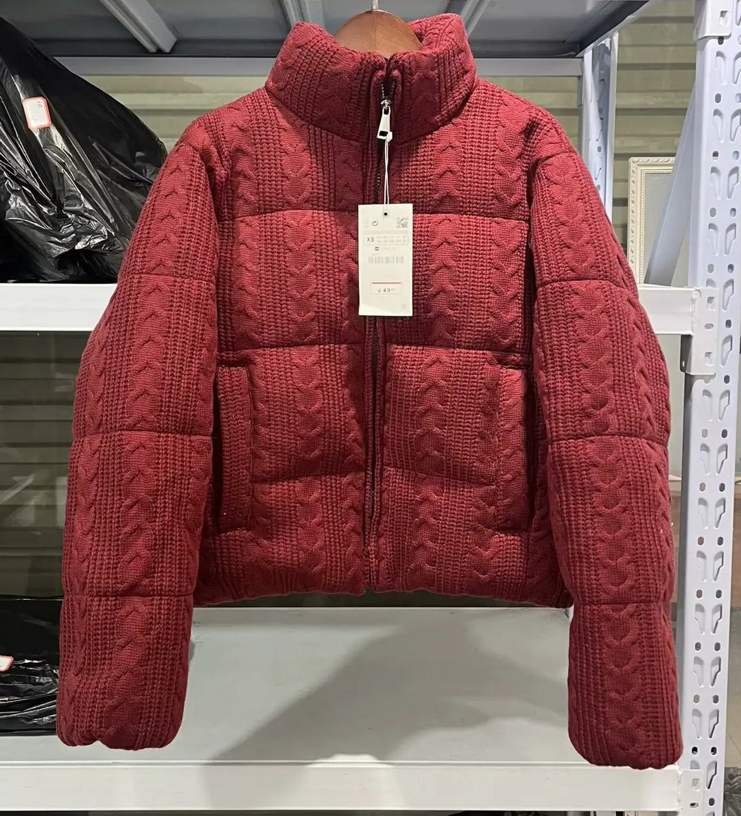 Lovely Long Sleeves Warm Parka Jacket