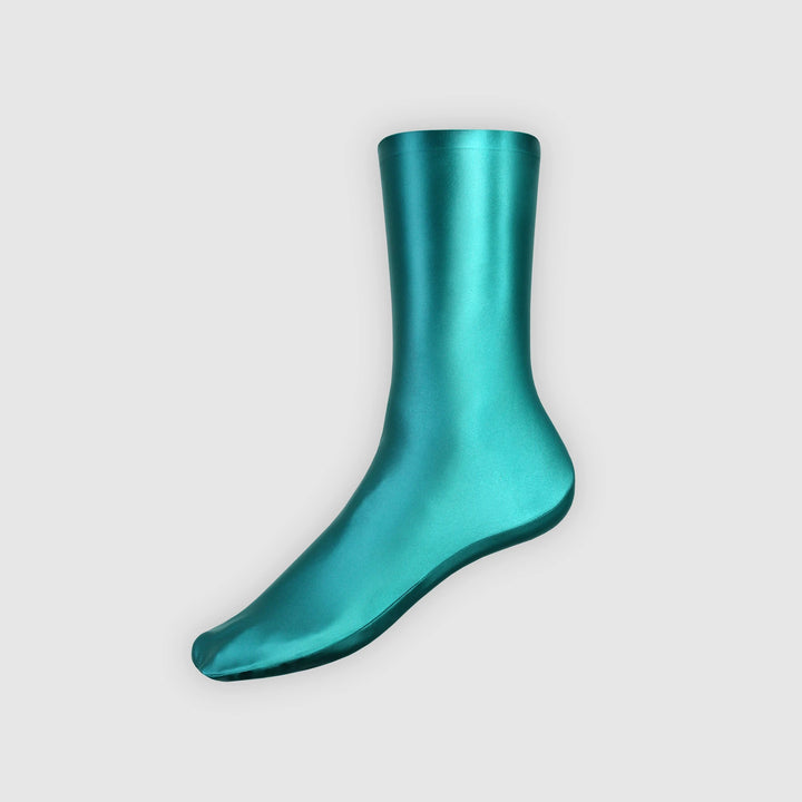 Luxury Glossy Satin High Tube Socks
