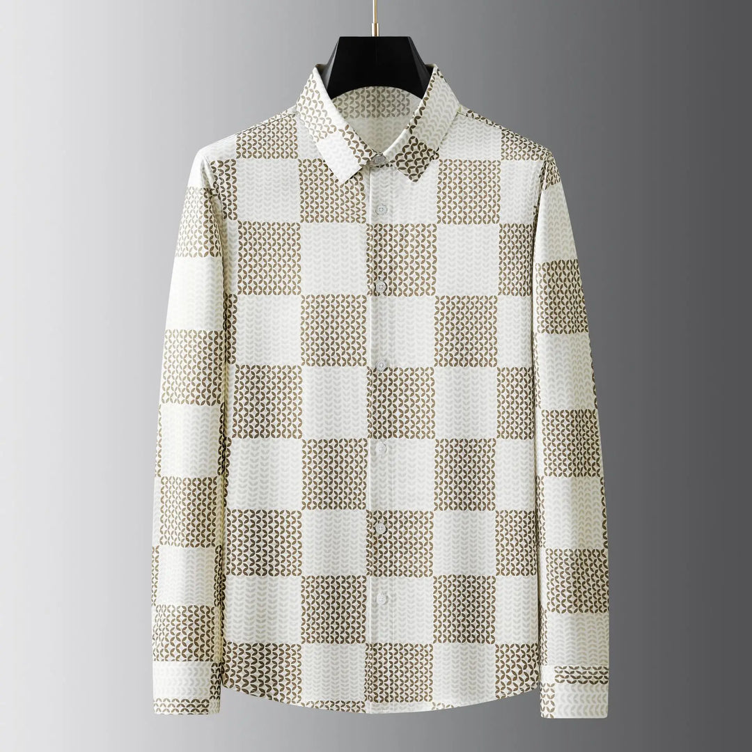 High-Quality Long Sleeve Plaid Shirt