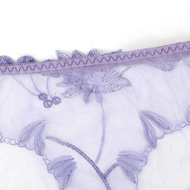 Classic Embroidery Low-Waist Underwear