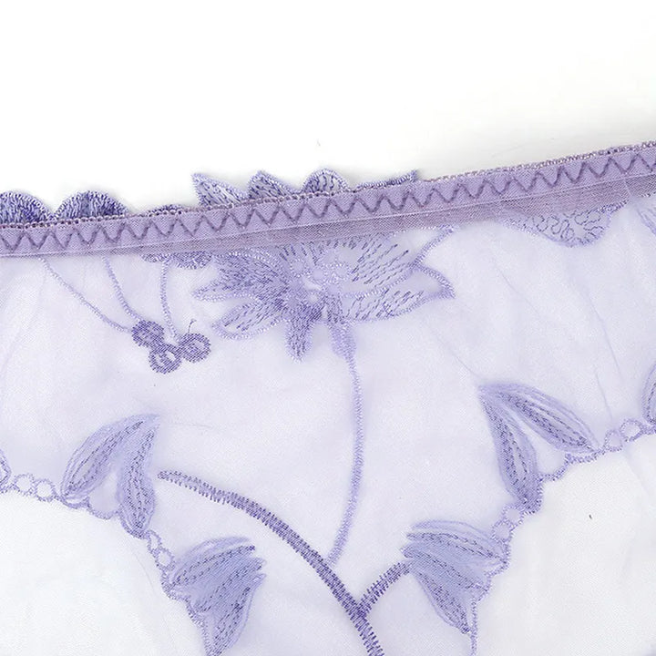 Classic Embroidery Low-Waist Underwear