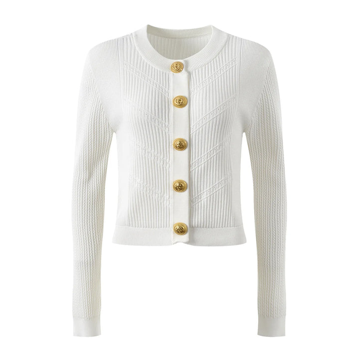 Costume élégant en tricot assorti