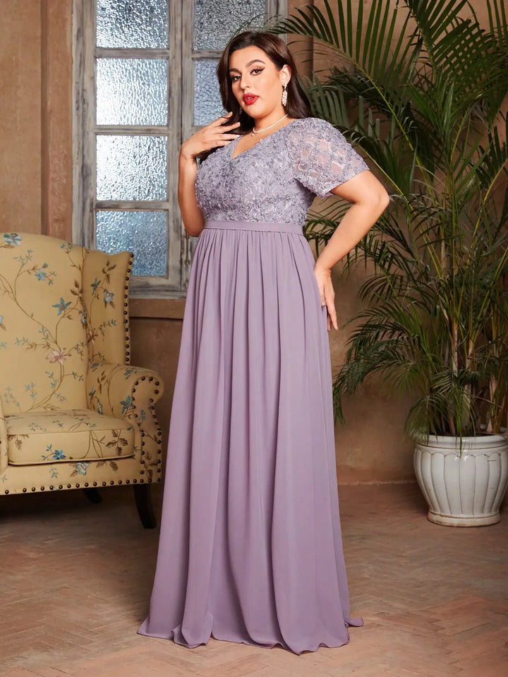 Romantic Three-dimensional Party Dress