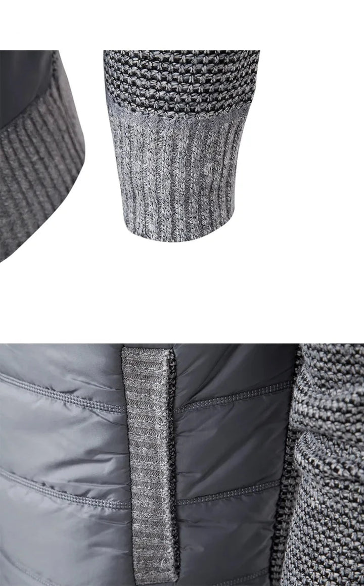 Luxurious Knit Men's Cardigan Jacket