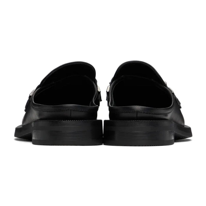 Stylish Chunky Flat Half Slippers