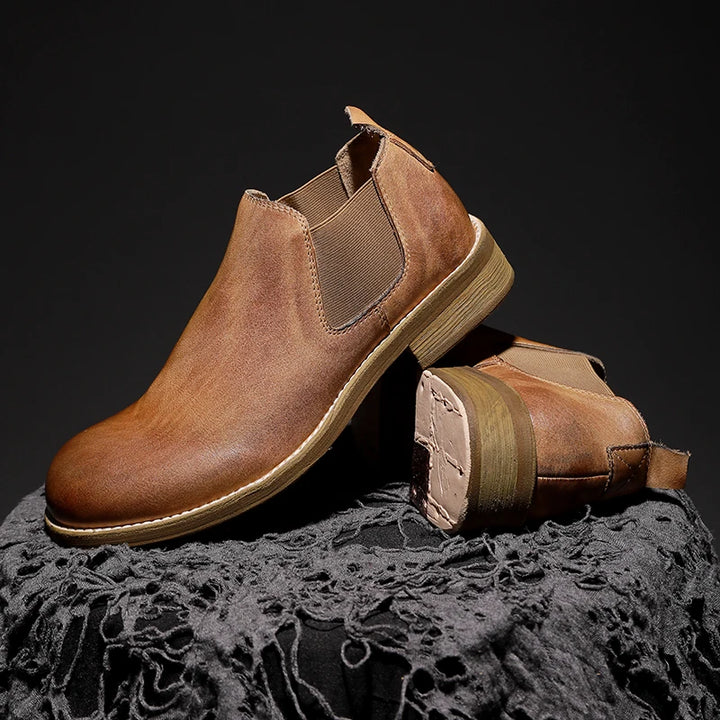 Noble Low-Top Leather Chelsea Shoes