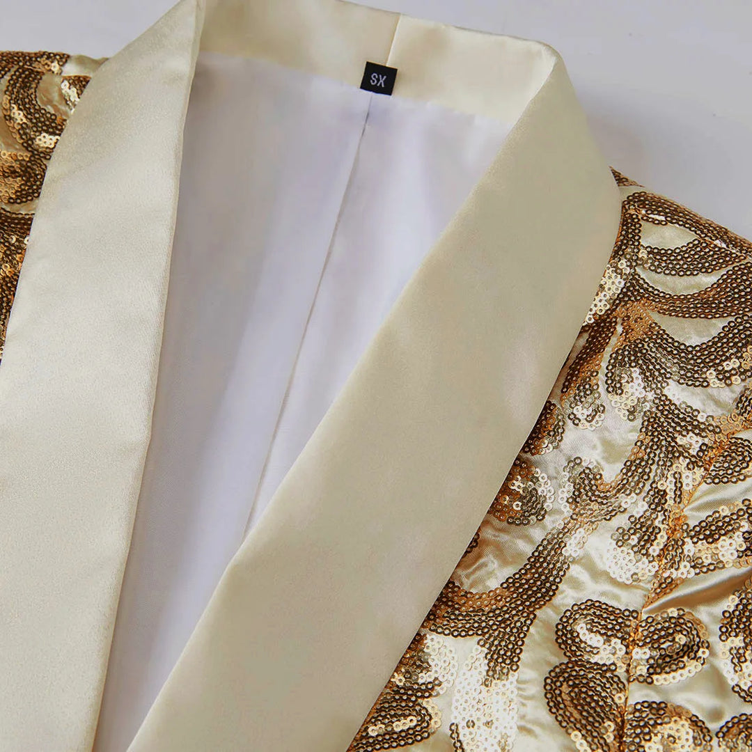 Handsome Fruit Collar Slim Fit Blazer