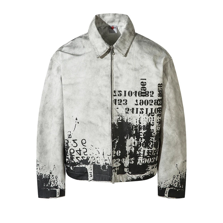 Baggy Streetwear Painted Jacket