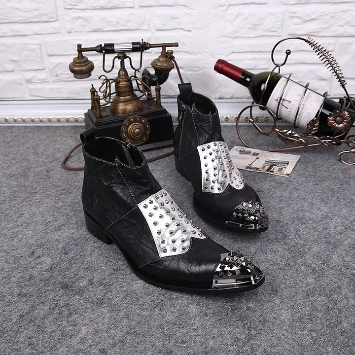 Smart Metal Pointed Toe Boots