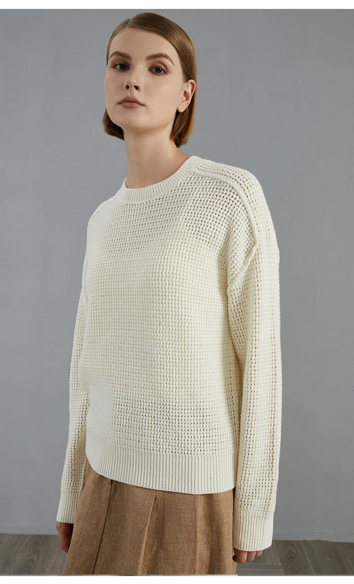 Luxury Thick Wool Pullover Sweater