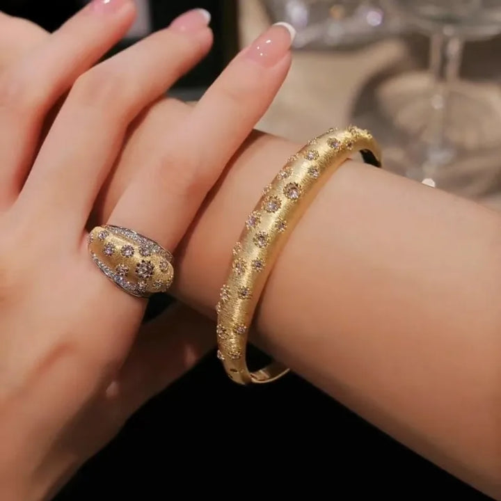 Charming Gold-Toned Ring