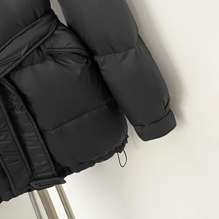 Fluffy Hooded Fur Collar Jacket