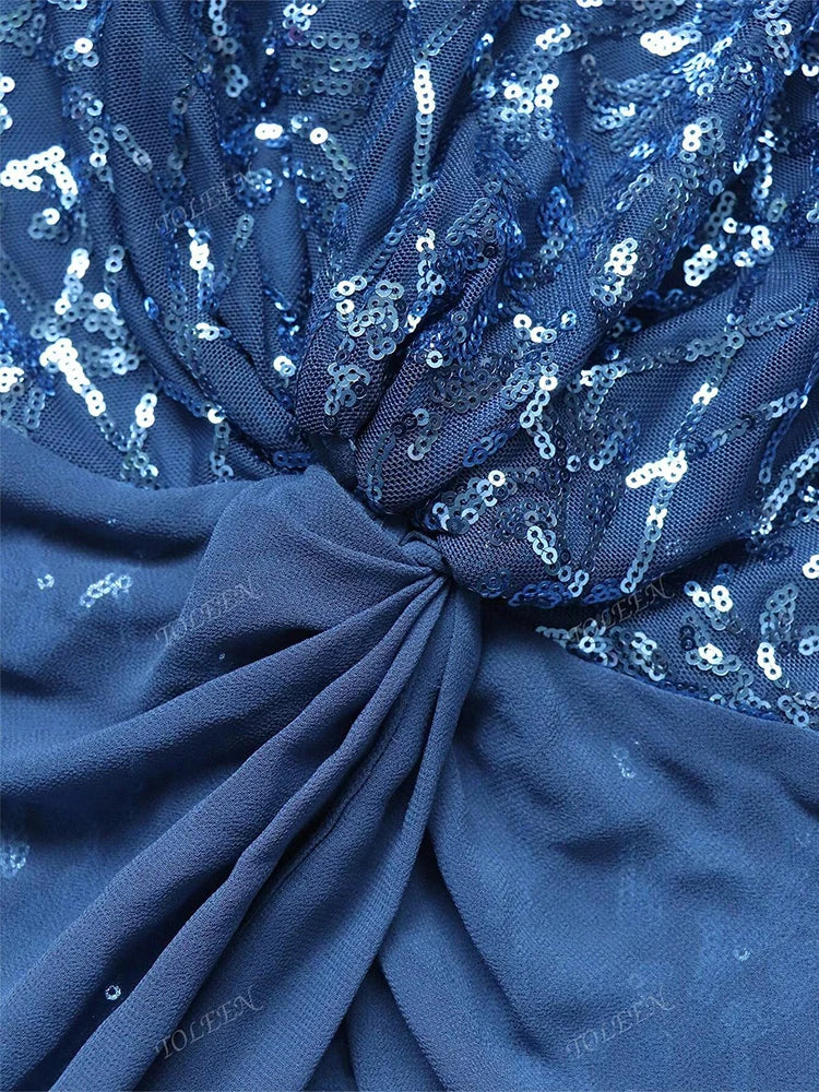 Elegant Twist Knot Maxi Dress