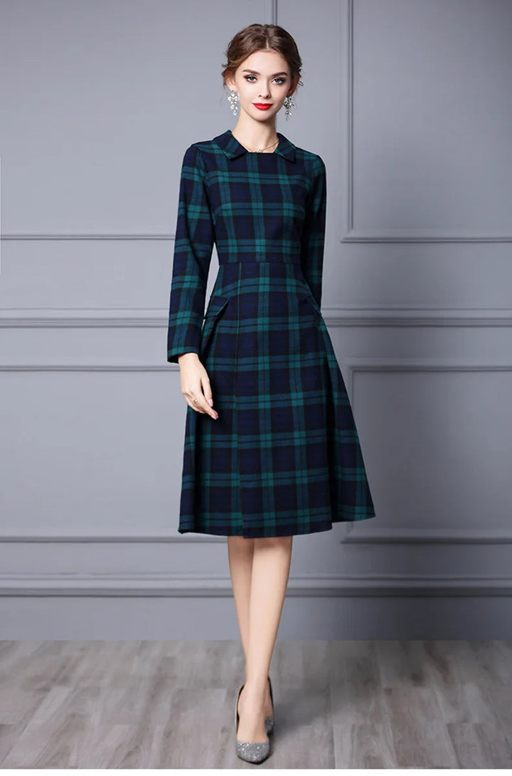 British Style A-Line Dress