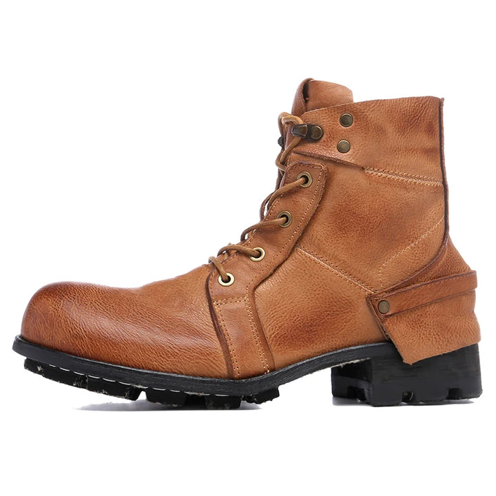 Goodyear-Welted High-top Leather Boots