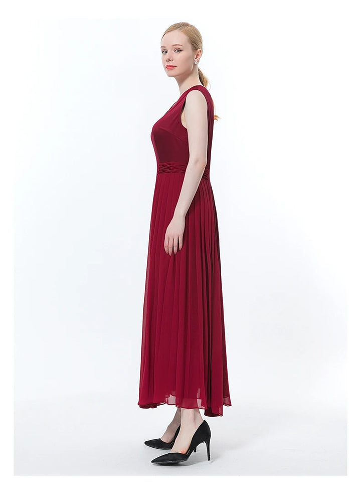 Lava Falls Red Silk Prom Dress