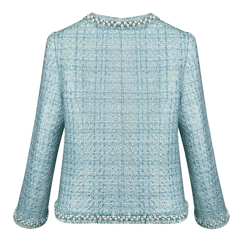 Elegant Coarse Floral Short Jacket