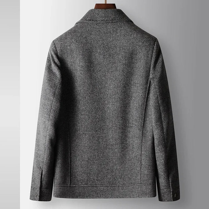 Fancy Duck Down Wool Coat