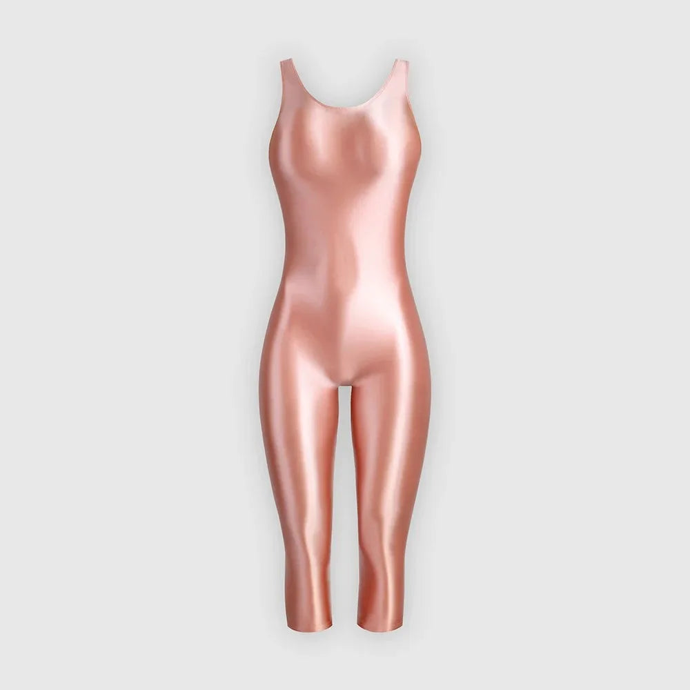 Glossy Oil Shiny Bodysuit