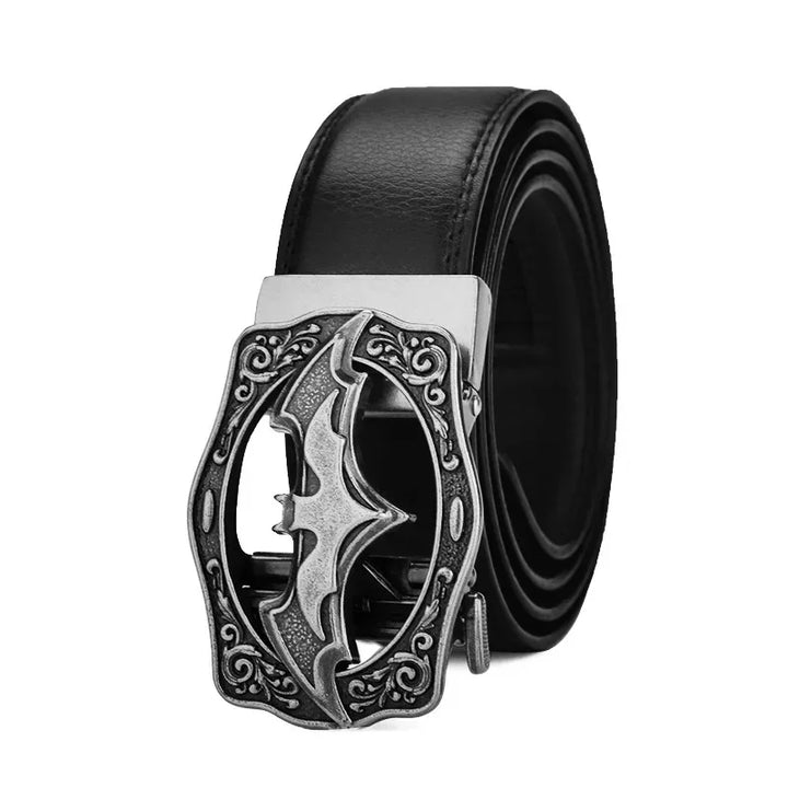 Genuine Leather Automatic Buckle Belt