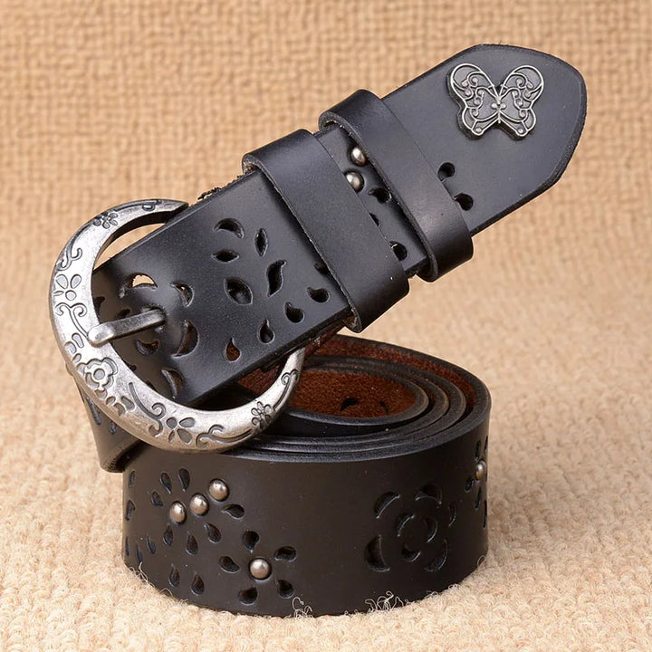 Luxury Hollow Out Rivet Belts