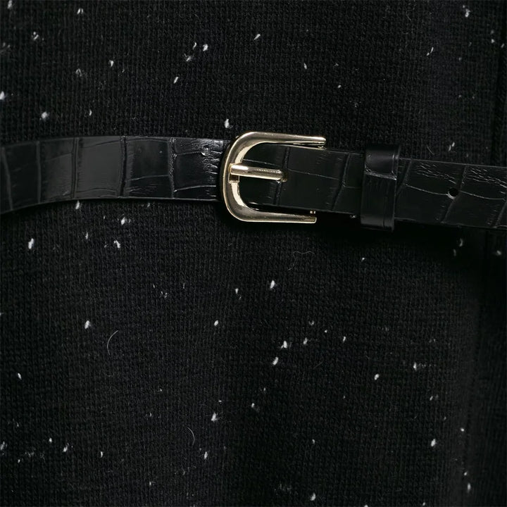 Casual Stand-up Collar Knitted Sweater