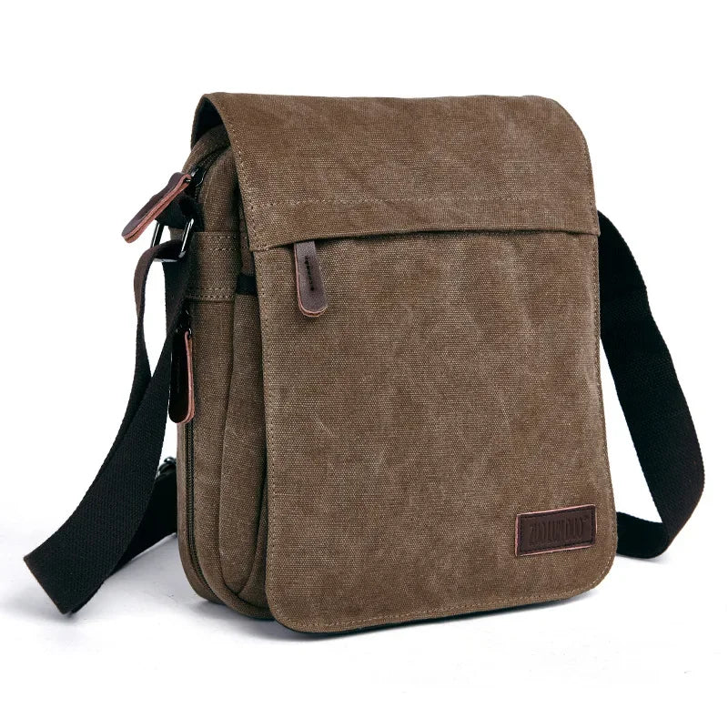 Vintage Single Shoulder Canvas Bag