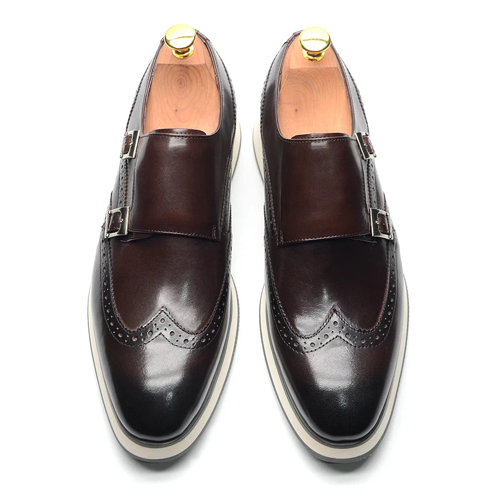 Luxury Monk Strap Business Dress Shoes