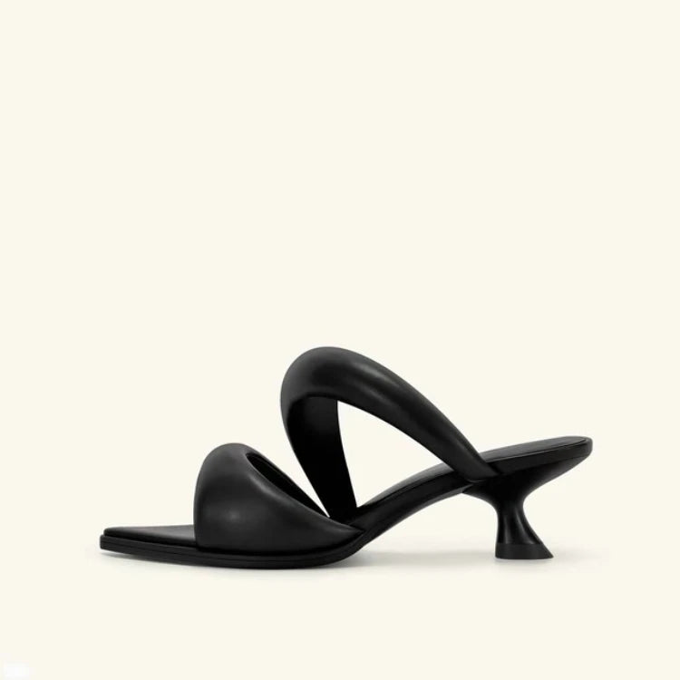 Sweet Pointed Toe High-Heel Slippers